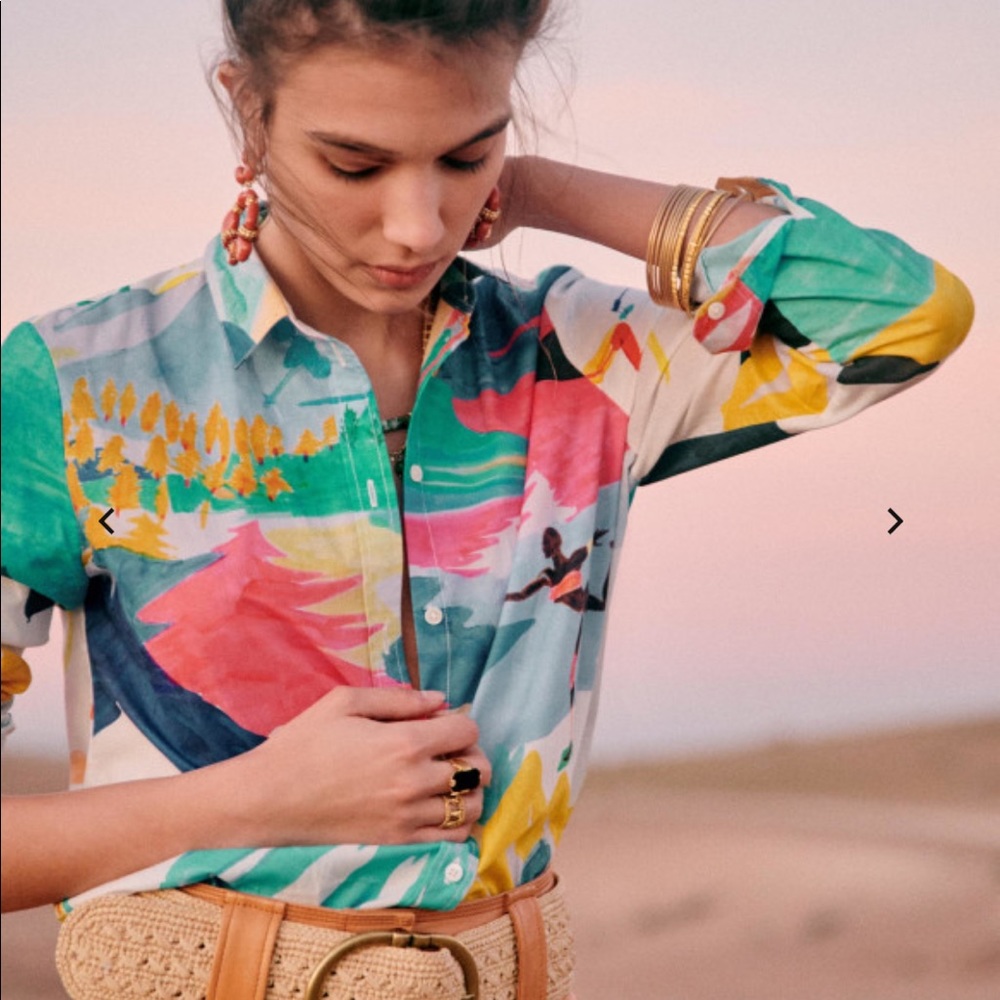 Sezane X G Kero Pierro Shirt California